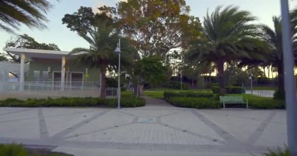 Deerfield Beach Usa Oktober 2020 Landskap Vid Sullivan Park Deerfield — Stockvideo