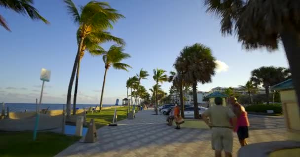 Deerfield Beach Usa Oktober 2020 Deerfield Beach Återupptas Covid Coronavirus — Stockvideo