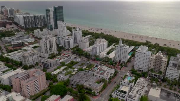 Miami Beach Bairro Histórico Art Deco — Vídeo de Stock