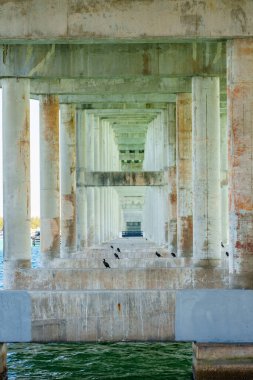 Bir köprünün altında stok fotoğrafı