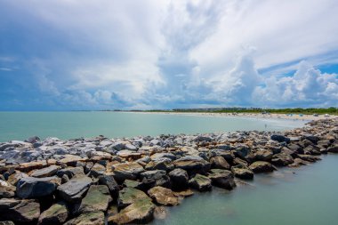 Rock jetty Cape Canaveral Florida 2025