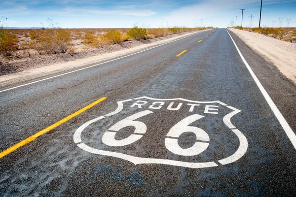 Route Road Sign Daggett California Usa — Stock Photo, Image