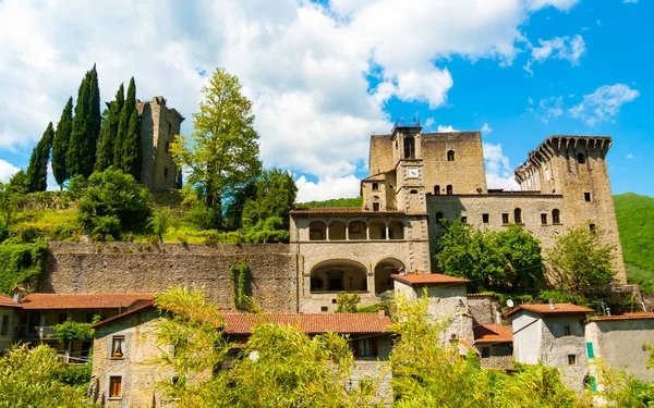 意大利托斯卡纳 Fivizzano 的城堡 Della Verrucola — 图库照片