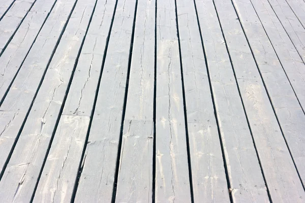 Detail Van Een Oppervlak Met Witte Houten Planken — Stockfoto