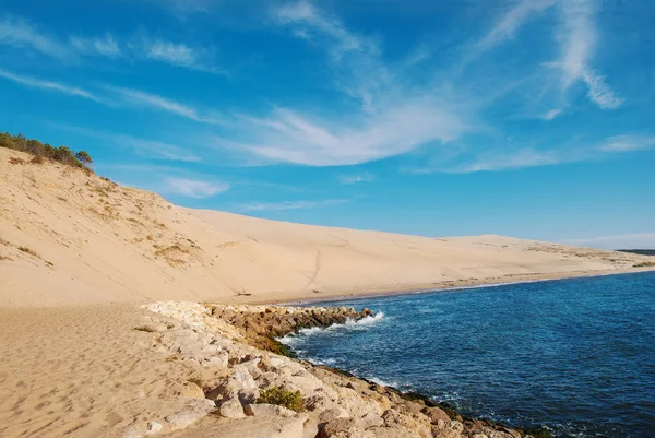 Güzel Pylat Dune (Arcachon) Avrupa'nın en yüksek kumul görünümdür