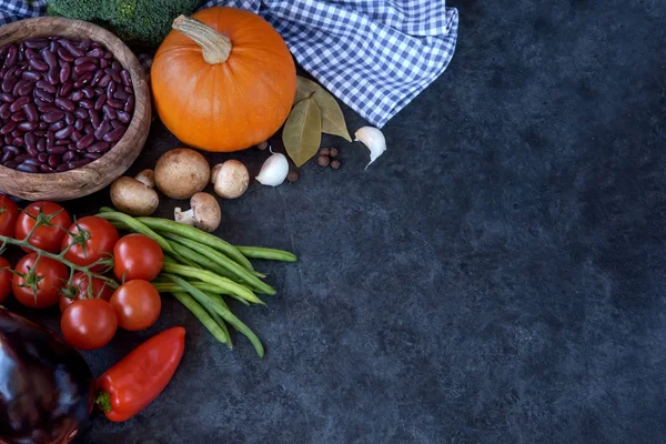 Díkůvzdání podzimní jídlo pozadí — Stock fotografie