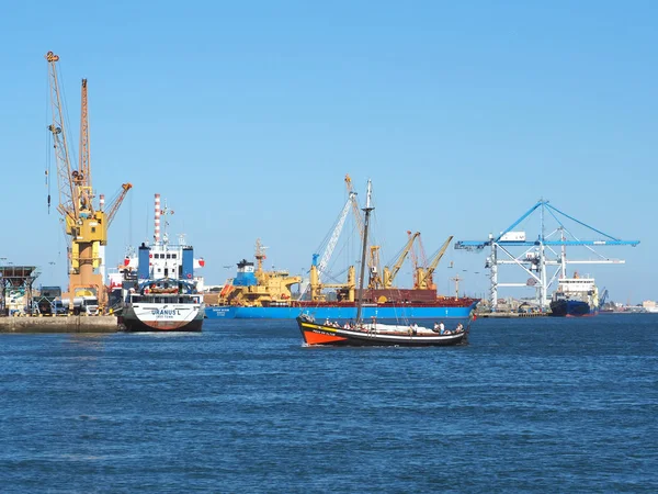 Setubal Portugal Juni 2018 Schiffe Und Boote Hafen Szene — Stockfoto