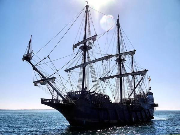 Setubal Portekiz Ekim 2017 Spanyolca Galleon Yineleme Galeon Andalucia Setubal — Stok fotoğraf