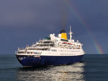 Peterhead, İskoçya, 21 Ağustos 2011. Yolcu gemisi 