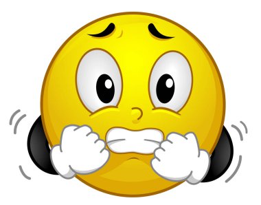 Maskot Smiley Korkmuş İllüstrasyon