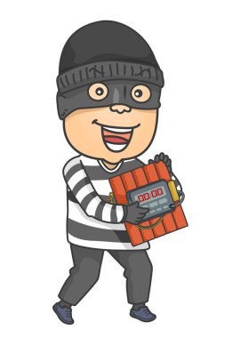 Adam Terörist Dinamit Bomba Fünye