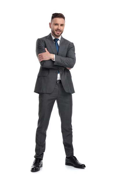Positive and confident young business man — Stock Photo, Image