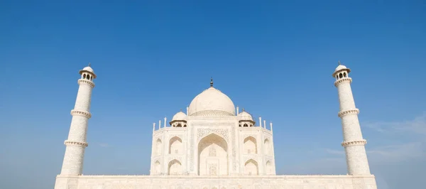 Όμορφο Ταζ Μαχάλ Στην Άγκρα Ινδία Είναι Ένα Σύμβολο Της — Φωτογραφία Αρχείου