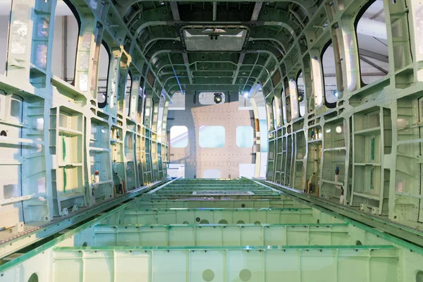 Bare empty shell fuselage of a plane — Stock Photo, Image