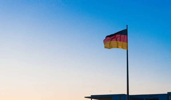 Deutsche Flagge — Stockfoto