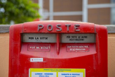 bir eski İtalyanca posta kutusuna görüntü
