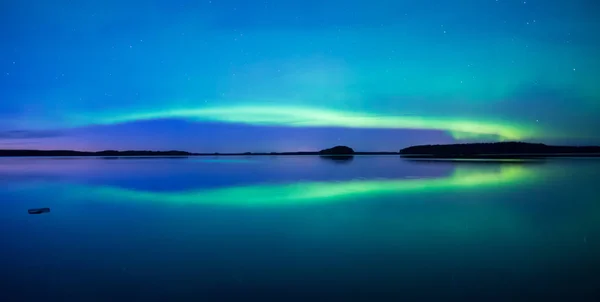 美しい北の光 — ストック写真