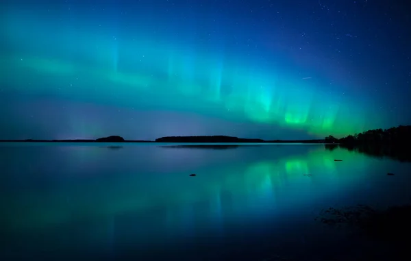 Schöne Nordlichter — Stockfoto