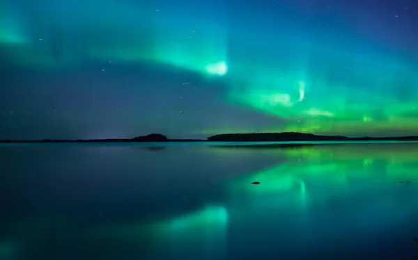 아름다운 북극광 스톡 사진