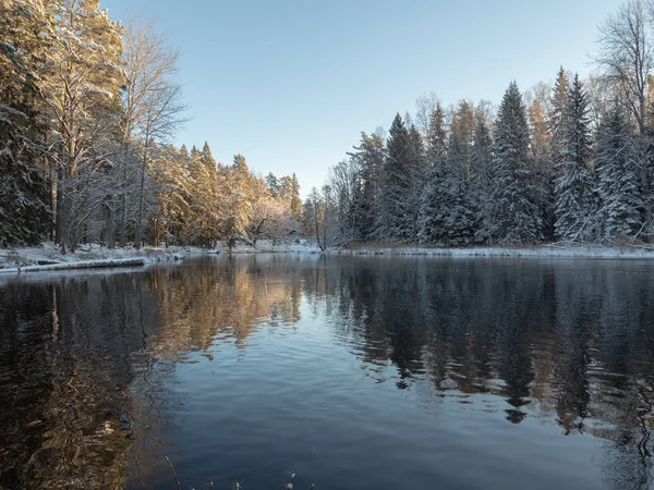 Río en invierno —  Fotos de Stock