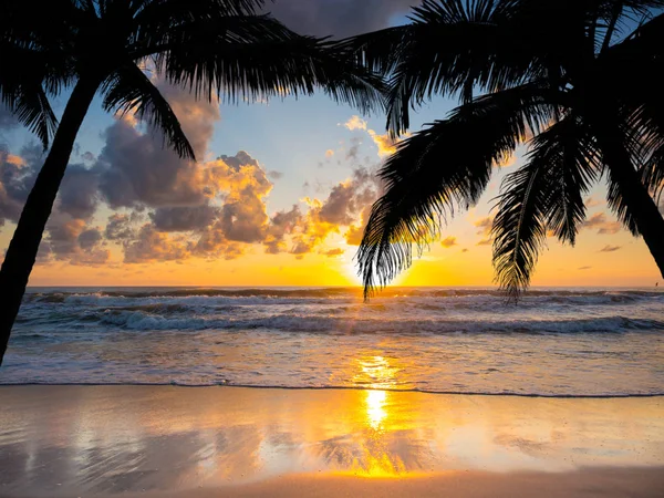 Lever Soleil Sur Île Koh Samui Thaïlande — Photo