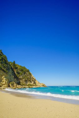 Lefkada Adası - Agios Ioannis berrak deniz ile en iyi plajları
