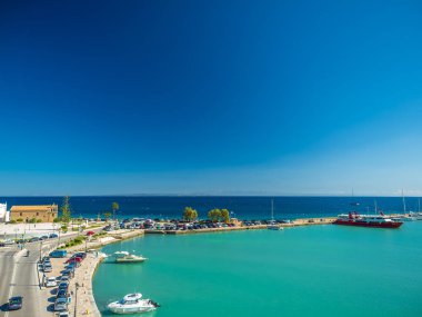 Zante liman şehri harbor, Zakinthos Yunanistan