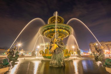 Fontaine Place de la Concorde, Paris Fransa
