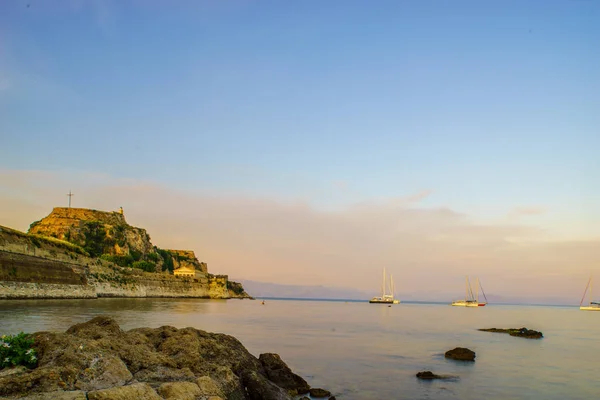 Old Castle Corfu Island Greece — Stock Photo, Image