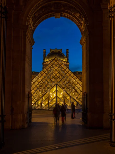 Paříž Francie Prosince 2018 Muzeum Louvre Paříži Visite Muzeum Nejvíce — Stock fotografie