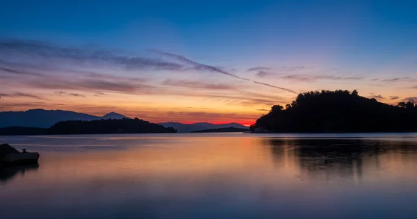 Sunrise Bay Nidri Lefkas Ionian Island Greece — Stock Photo, Image