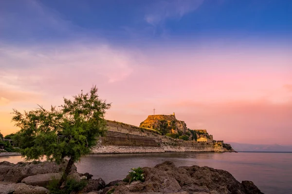 Vecchio Castello Dell Isola Corfù Grecia — Foto Stock