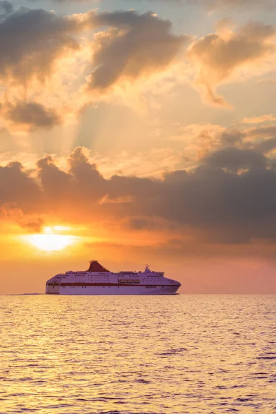 Kefalonia Řecko Října 2018 Minoan Lines Vysoké Rychlosti Ferry Cruise — Stock fotografie