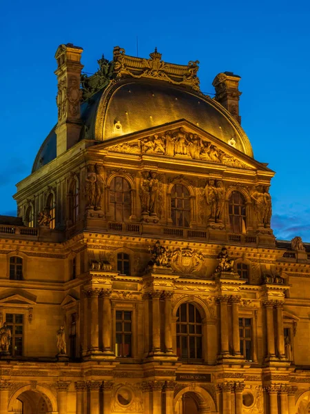 Paris Francja Grudnia 2018 Luwru Paryżu Świecie Większość Visite Muzeum — Zdjęcie stockowe