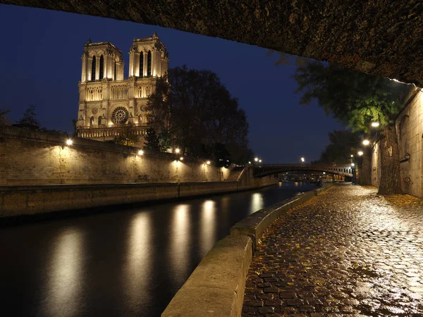 Bazilika Notre Dame Paris Franciaországban — Stock Fotó