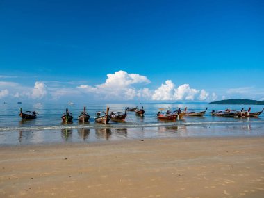 Güzel tropikal plaj, Ao Nang Krabi Tayland