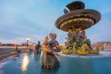 Fontaine Place de la Concorde, Paris Fransa