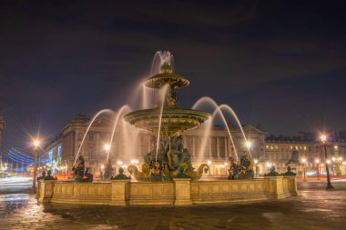 Fontaine Place de la Concorde, Paris Fransa