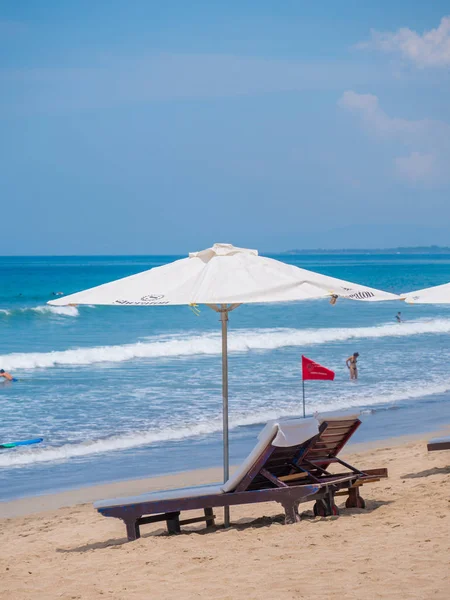 Piękne Tropikalne Plaża Relaks — Zdjęcie stockowe