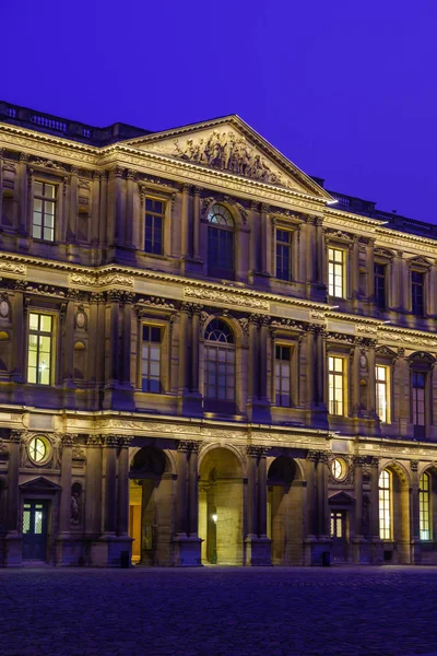 Paris Frankrijk December 2018 Het Louvre Museum Parijs Werelds Meeste — Stockfoto