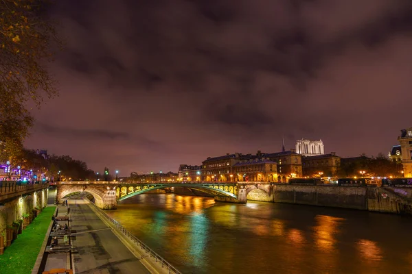 París Francia Noche —  Fotos de Stock