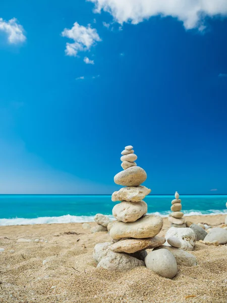 Stack Stones Beach — Stock Photo, Image