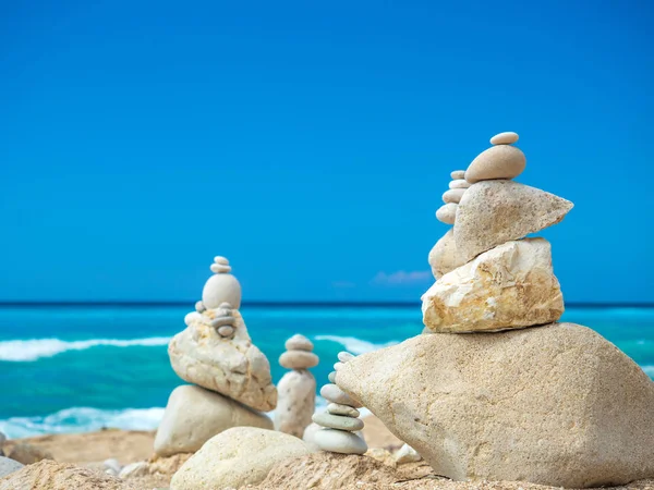 Stack Stones Beach — Stock Photo, Image