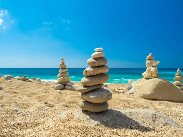 Stack Stones Beach — Stock Photo, Image