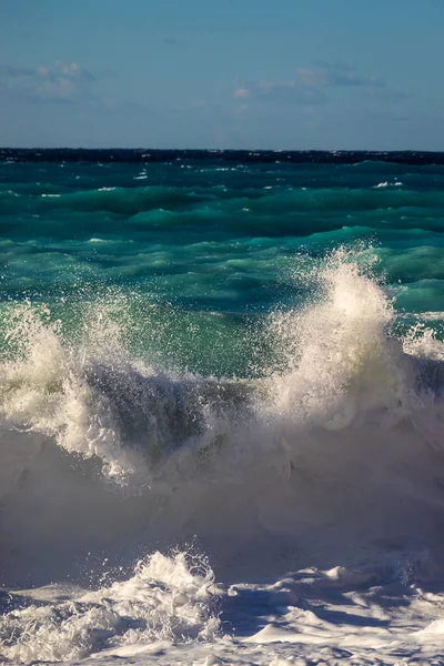 Kathisma Beach Lefkada Sziget Görögországban — Stock Fotó