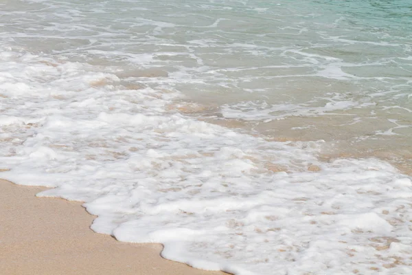 Soft Wave Sea Sandy Beach — Stock Photo, Image