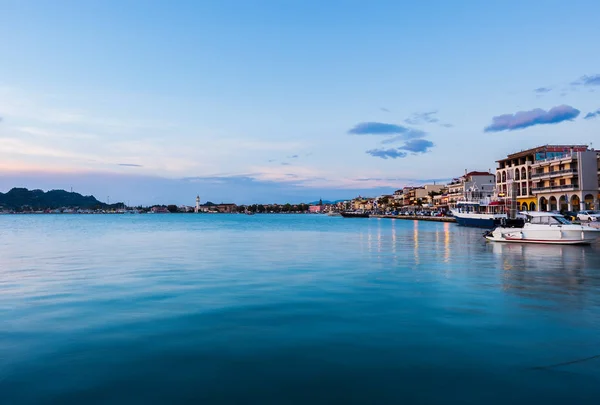 Zante Kikötő Város Kikötő Zakinthos Görögország — Stock Fotó