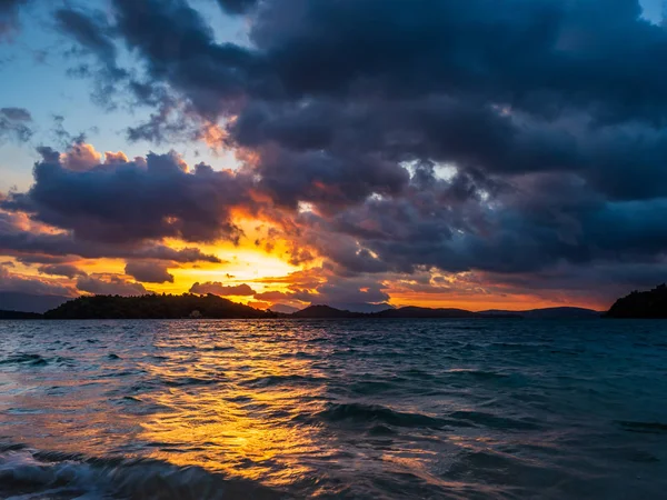 Sunrise Bay Nidri Lefkas Island Greece — Stock Photo, Image