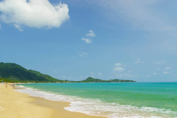 Pláž Tropické Moře Koh Samui Thajsko — Stock fotografie