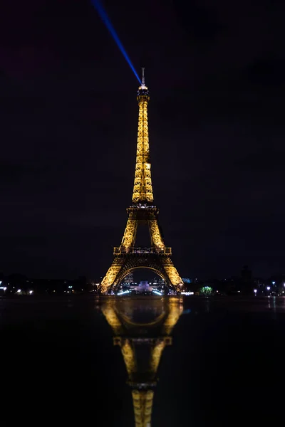 Paris Fransa Aralık 2018 Eyfel Kulesi Paris Gece Fransa — Stok fotoğraf